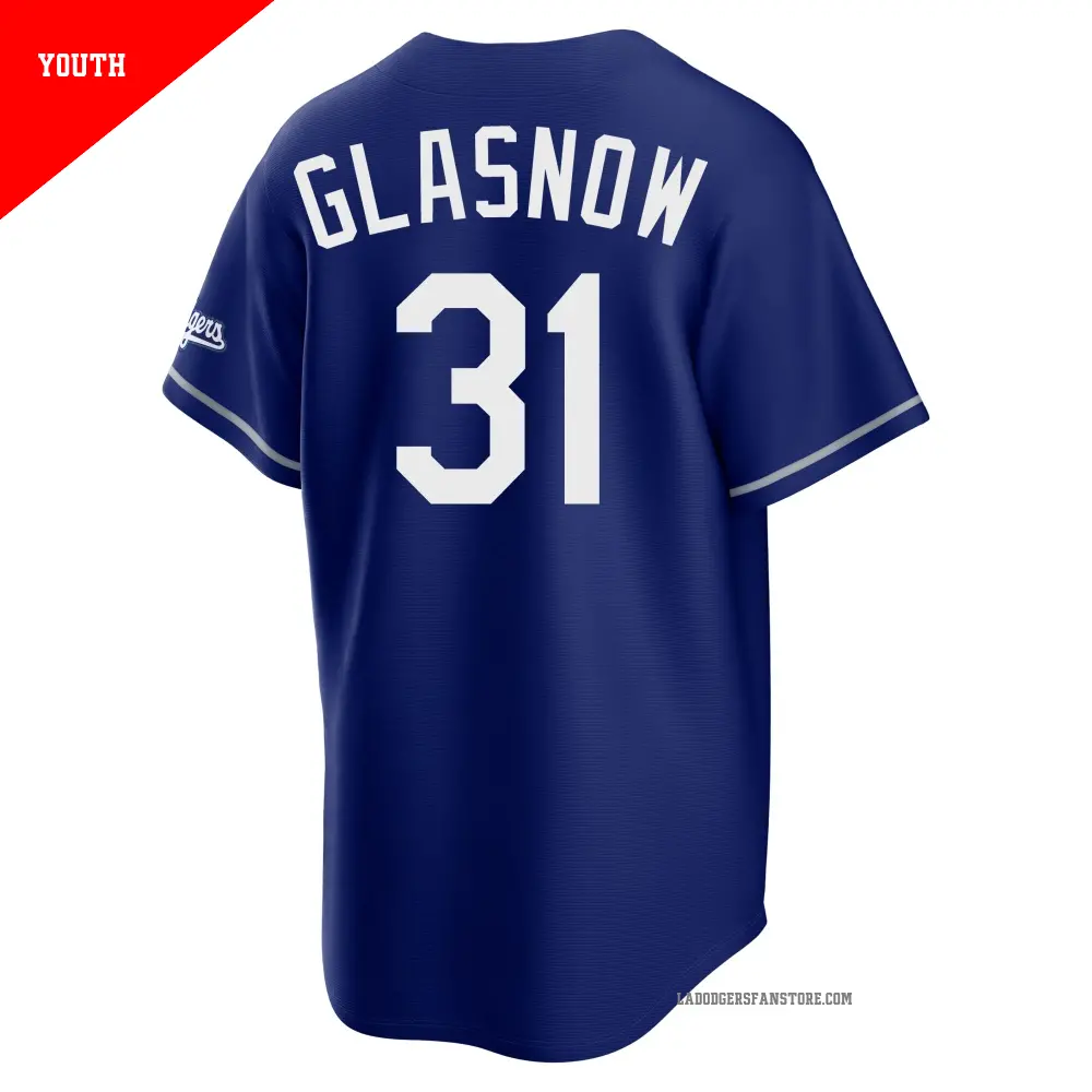 Youth #31 Tyler Glasnow Los Angeles Dodgers Royal Limited